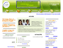 Tablet Screenshot of eminence-afrique.net